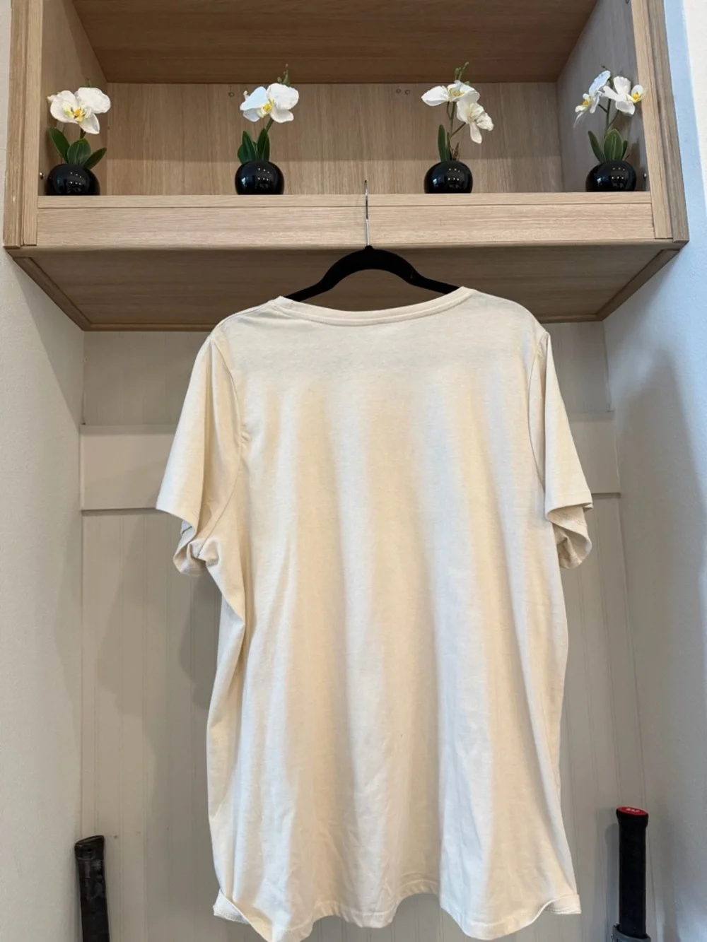 Lane Bryant Cream Graphic Tee with Retro Sunburst - Picture 3 of 3